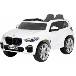 Електромобіль Rollplay двомісний BMW X5M - білий (7290113213319)