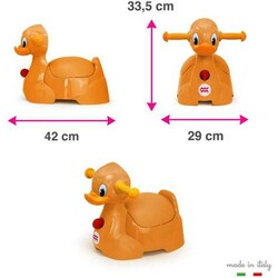 Дитячий горщик OK Baby Quack з ручками для безпеки дитини (00070045)