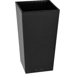 Квітник Plastkon ELISE, матовий, 20см, антрацит (32782)