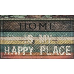 Коврик придверный MultyHome "Lima Happy Place" 45x75 см (69325)