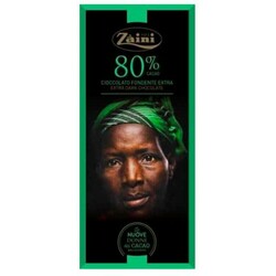 Шоколад чорний Zaini 80%, 75 г (8004735107692)