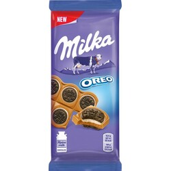 Шоколад Milka з печивом Орео з ванільною начинкою 92 г (7622210832498)
