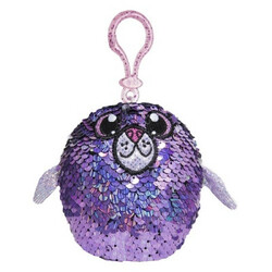 Shimmeez. Мягкая игрушка с пайетками SHIMMEEZ S2 – ОТВАЖНЫЙ ТЮЛЕНЬ (9 см, на клипсе) (SH01052S)