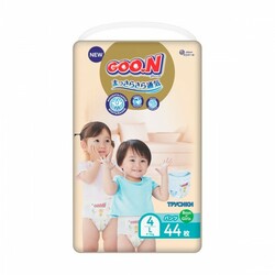 Трусики-підгузки GOO.N Premium Soft для дітей 9-14 кг (розмір 4(L), унісекс, 44 шт) (863228)