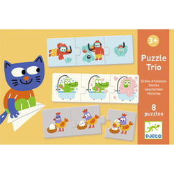 Тріо-пазл DJECO «Історії» (DJ08117)