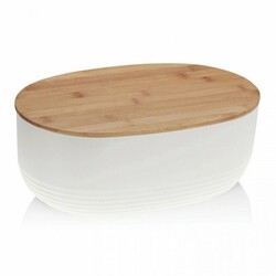 Хлебница KELA Namur белая, 37,5х23х14 см (12060)