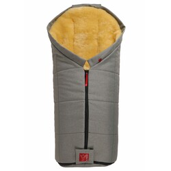 Конверт Kaiser ИГЛУ цвет Серый Меланж, 93х45 см из натуральной овчины (6720473)