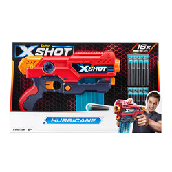 Скорострельный бластер X-Shot Red EXCEL Hurricane (16 патронов) (36440R)