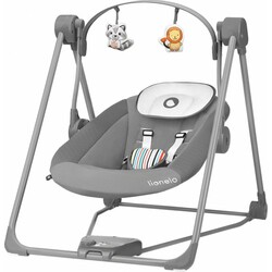 Кресло-качалка Lionelo Otto Grey Concrete (00073600)