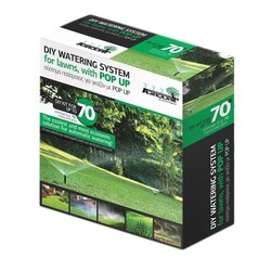 Комплект системы полива AGRODRIP для газона с выдвижными разбрызгивателями POP UP до 70 м.кв. (66795