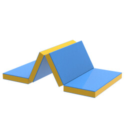 Мат 200х100х5см Hop-Hop складной, с 4х частей (hop-11132)