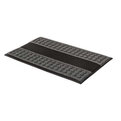 Коврик придверный "Scrape'n Brush", серый, 45x75cm (EU5000291)