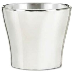 Кашпо для цветов MIRROR SILVER, керамика, 17", зеркальный (58691)