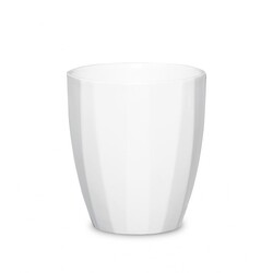 Кашпо для цветов Elegance, керамика, 22", белый (82491)