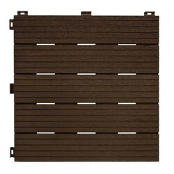 Декоративное покрытие для пола Cosmopolitan, рифленое, 30х30 см, коричневый, уп.6 шт. (EU5100041)