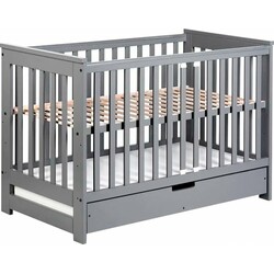 Дитяче ліжечко Klups IWO 120X60 з ящиком і перегородкою (00073854)