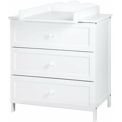 Комод с пеленальным столиком Klups Oliver White (00073856)