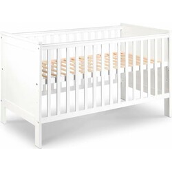 Дитяче ліжечко Klups IWO 120X60 з ящиком та перегородкою Білий (00073888)