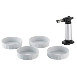 Набір для крем-брюле з фламбіратором KELA Manou, 5 предметів (10948)