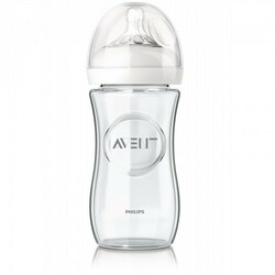 Avent. Бутылочка Avent Naturals, 240 мл (стекло) (8710103876458)
