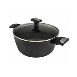 Каструля POLARIS Monolit-20C ков.ал., 2,3 л чорний (015248)