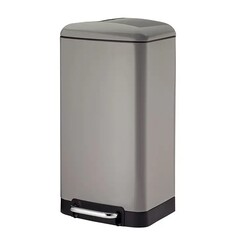 Мусорное ведро KELA Davino с педалью серое, 30 л (10907)