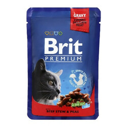 Brit. Корм Brit Premium Stew&Peas с говядиной и горошком 100 г (506279)