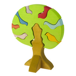 Конструктор деревянный nic Дерево с птицами светлое (NIC523097)