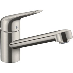 Hansgrohe Смеситель для кухни Focus M42, дл.излива - 204мм, поворотный, 1 рычаг, KM220, сталь