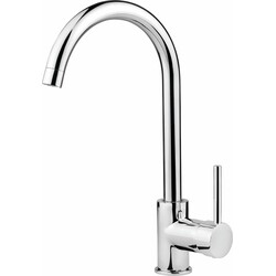 Змішувач для кухні Neo Luno, дл.зливу - 180мм, поворотний, 1 важіль, хром (BOC_062M)