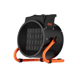 Теплова гармата електрична 2E, 3кВт, 30м2, 280 м3/год, керамічний нагр.елемент (PTC), чорний