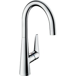 Смеситель для кухни Hansgrohe Talis S, дл.излива - 203мм, поворотный, 1 рычаг, KM260, хром