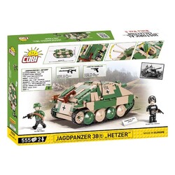 Конструктор COBI Вторая Мировая Война САУ Хетцер, 555 деталей (COBI-2558)