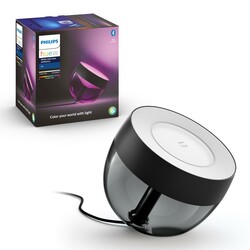 Настільна лампа Philips Hue Iris, 2000K-6500K, Color, Bluetooth, чорна, що димується, (929002376201)