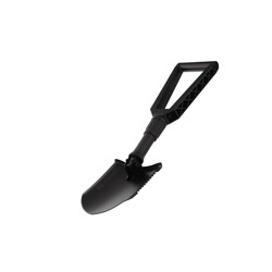 Лопата тактична 2E Fox One Black складана, 59 см, 1.1 кг (2E-TFS-BK)