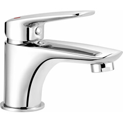 Змішувач для раковини Deante Coriander, дл. виливу - 107мм, неповоротний, 1 важіль, хром (BCN_021M)