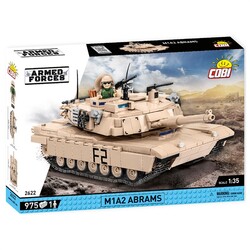 Конструктор COBI Танк M1A2 Абрамс, 975 деталей (COBI-2622)