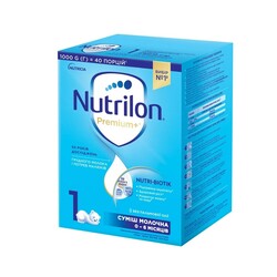Молочная сухая смесь Nutrilon (Нутрилон) Premium+ 1 (0-6m), 1000 г (5900852047206)
