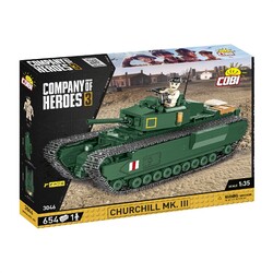 Конструктор Cobi Company Heroes 3 MK III Танк, 654 частини (COBI-3046)