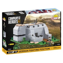 Конструктор COBI Company of Heroes 3 Немецкий дот, 642 деталей (COBI-3043)
