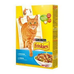 Friskies.  Корм для котов Friskies Sterilised с лососем сухой 270г(352353)