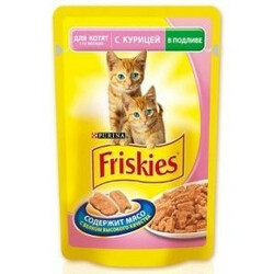 Friskies.  Корм курица в подливе 100г(395702)