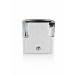 Вазон с системой автополива Cobble, 14x14x14 см, белый (78999)