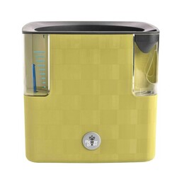 Вазон із системою автополиву Cobble, 14x14x14 см, світло-зелений (79001)