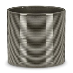 Кашпо для квітів Scheurich Inspiration, керамічне, 16", сірий (97760)