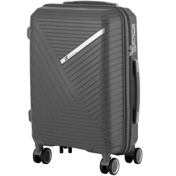 Валіза пластикова 2E, SIGMA, мала, 4 колеса, графіт (2E-SPPS-S-GR)