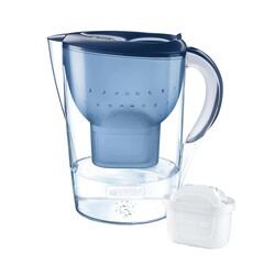 Фільтр-глечик Brita Marella Memo MX 2.4 л (1.4 л очищеної води), синій (1039271)