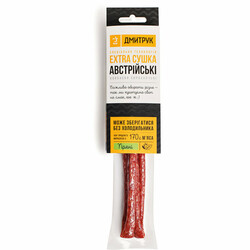 Колбаски Дмитрук Испанские из мяса птицы с-к 1с, 90 г (4820179001181)