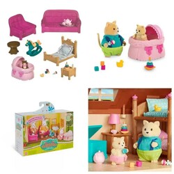 Ігровий набір Li`l Woodzeez Вітальня та Дитяча (WZ6763Z)
