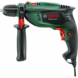 Дрель ударная Bosch UniversalImpact 700 + 39 шт, 700Вт, 3000 об/мин, БЗП, 1.7кг, 39 насадок, кейс